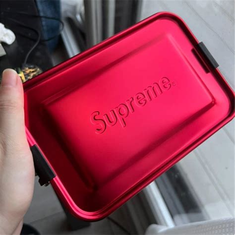 supreme large metal box retail|Large Metal Storage Box .